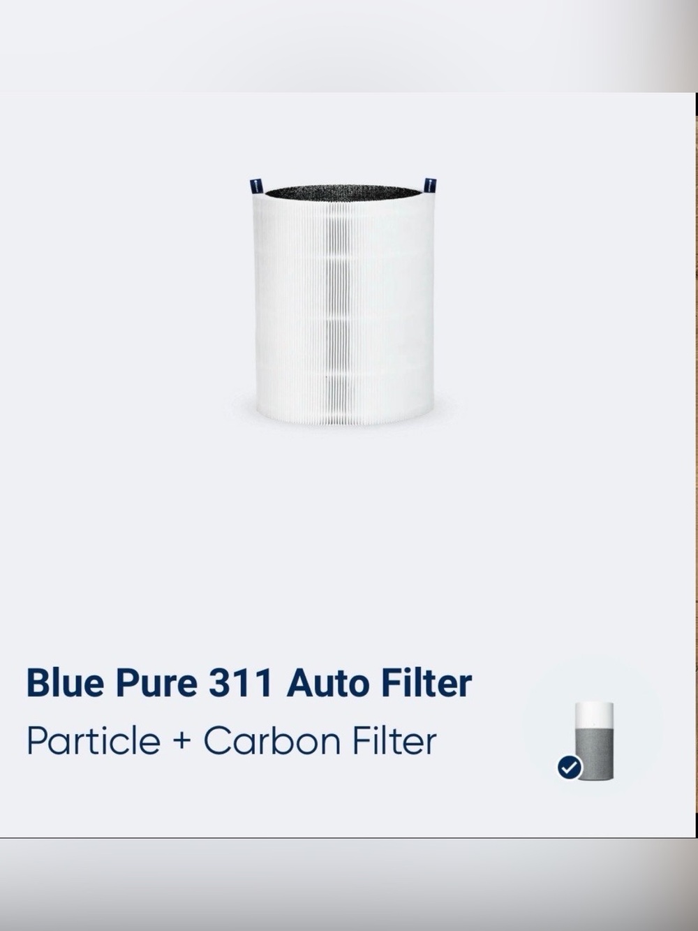 Blueair Blue Pure 311 Auto Filter